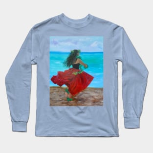 Lovely Hula Dancer Long Sleeve T-Shirt